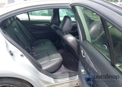 2018 Infiniti Q50 3.0T Red Sport 400 z USA, uszkodzony, nr VIN JN1FV7AR8JM481498